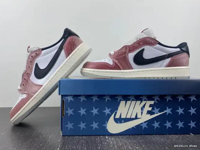 Rep X JORDAN TROPHY LOW BLACK' 1 AIR OG ROOM FN0432-017 'RED 0424
